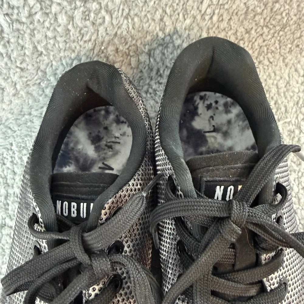 NOBULL Outwork Trainer Womens size 8.5 Black Grey Camo Cross Training Gym Shoes - Picture 3 of 10